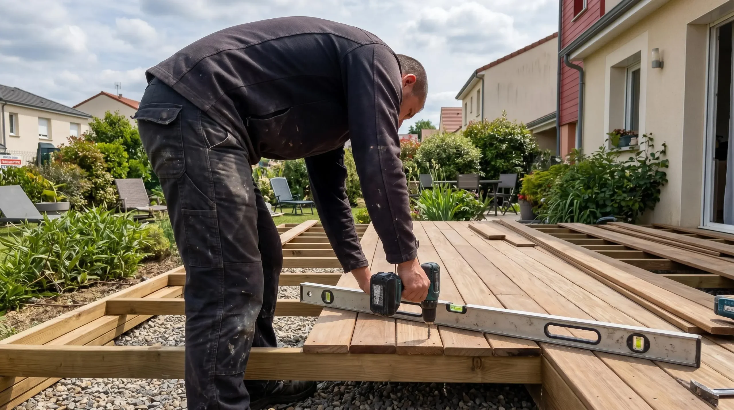 Professionnel en train d